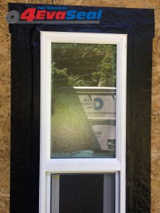 4EvaSEal Butyl product applied to a window