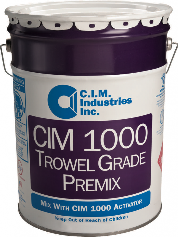 CIM 1000 Trowel grade CIM Industry