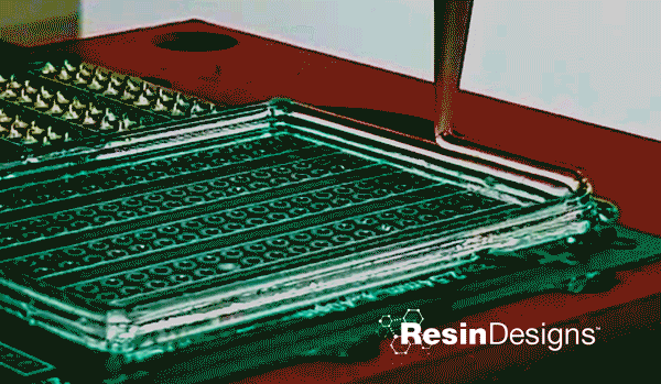 Resin-Designs-gaskets-being-applied-on-a-circuit-board